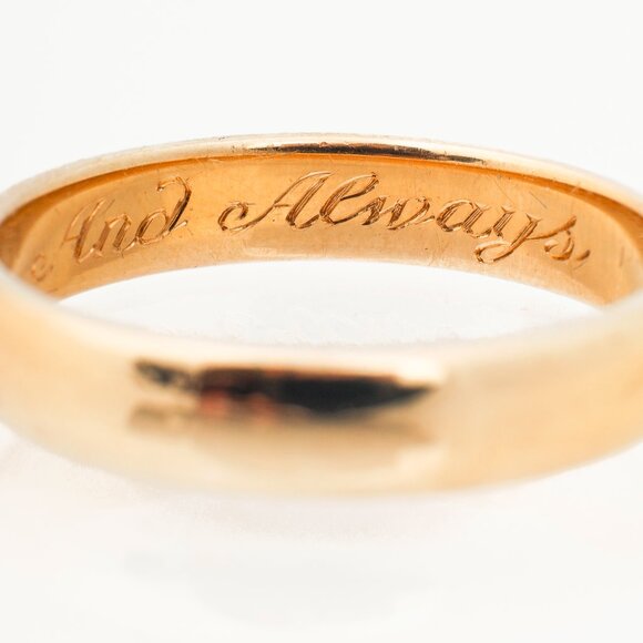 Tiffany & Co. 18k Yellow-Gold Wedding Band - Picture 4 of 5